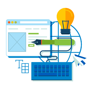 Abstract image of content tools