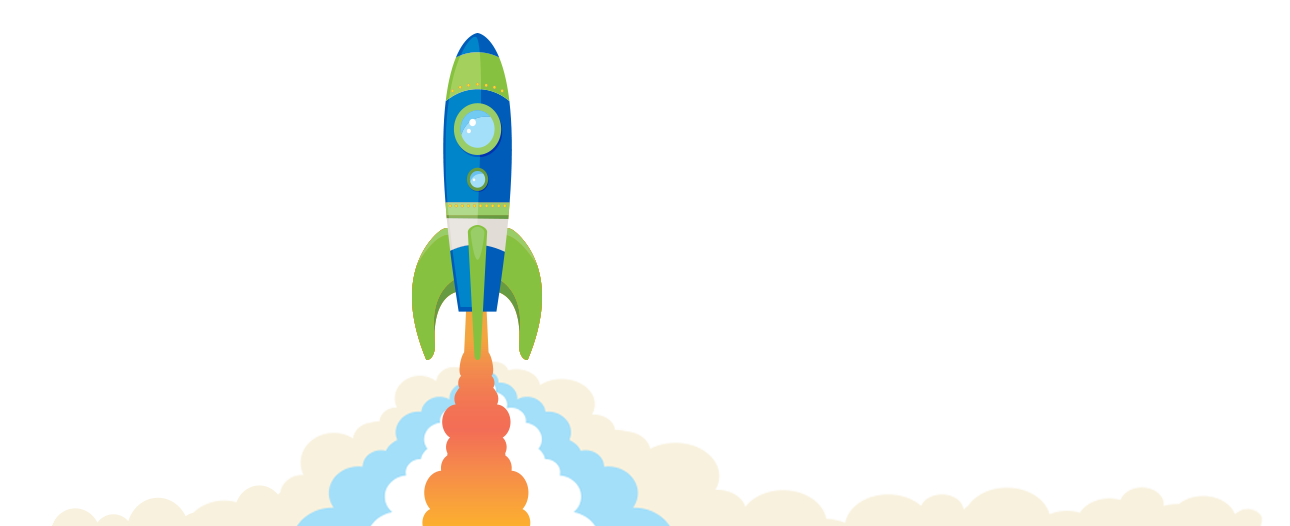 360WebCMS rocket taking off